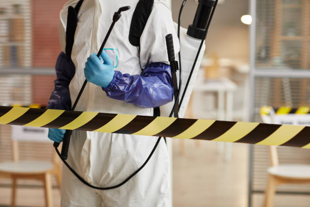 Professional Infectious Disease Decontamination technician working in Chowchilla, CA